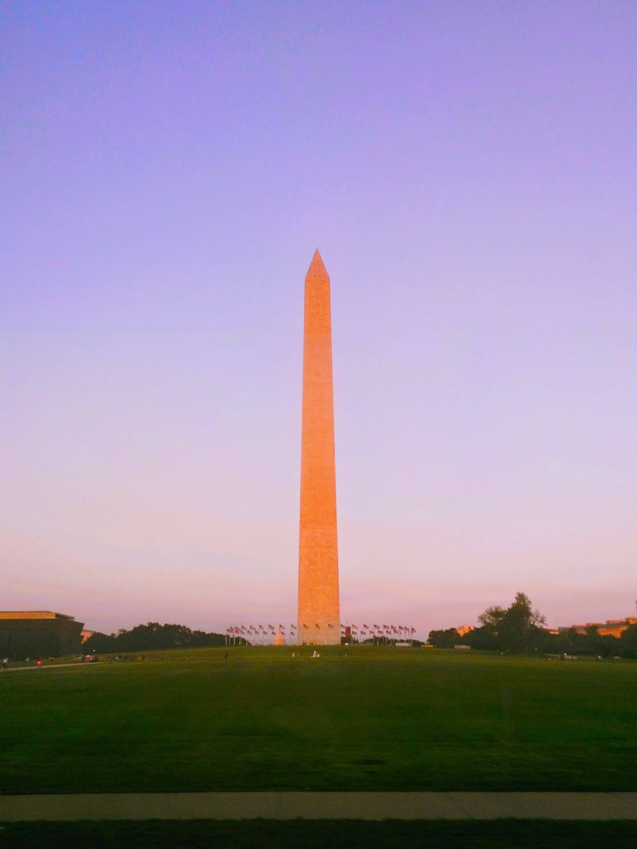 Washington Monument at Sunset