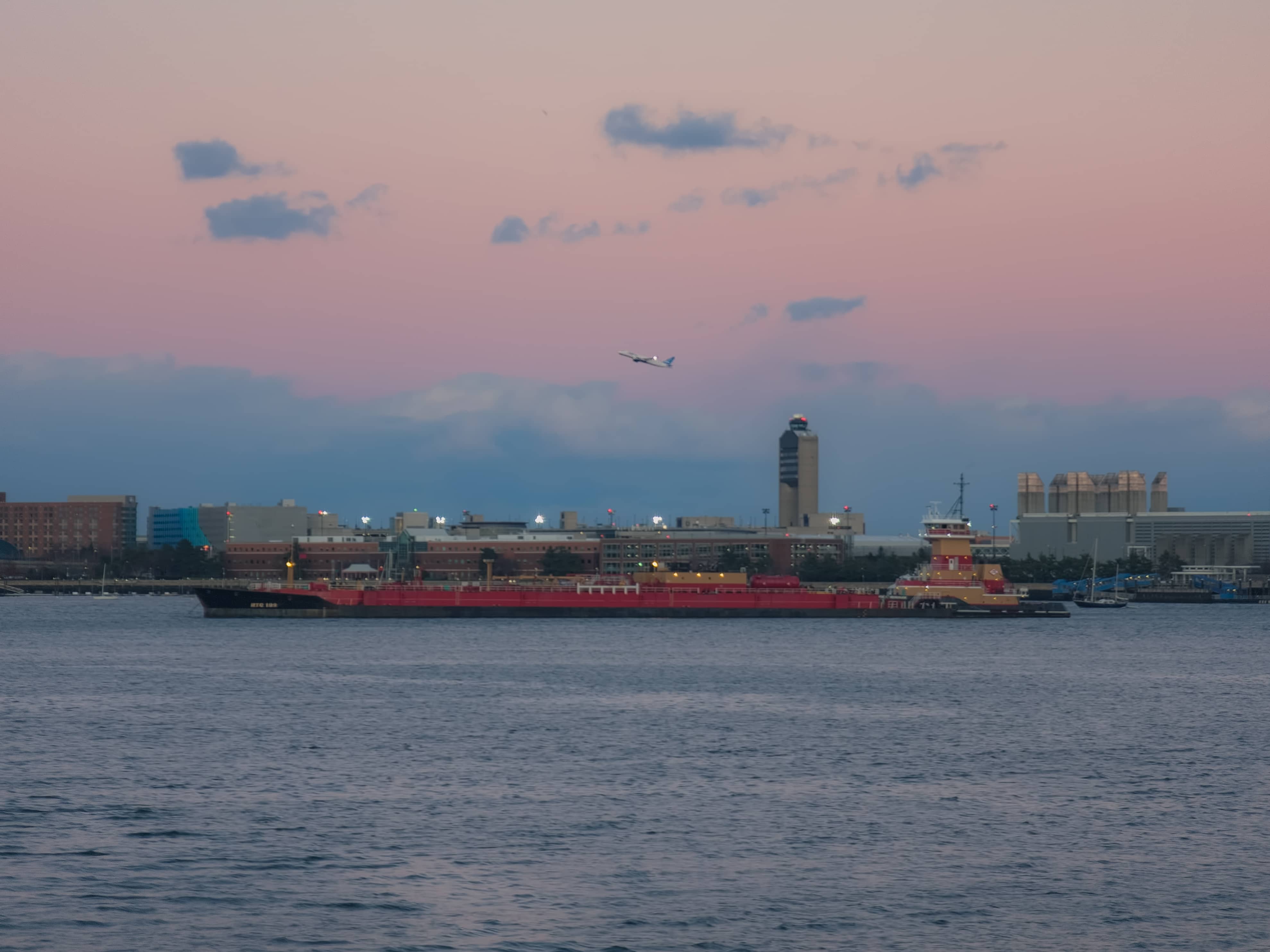 Taking off from Logan Airport