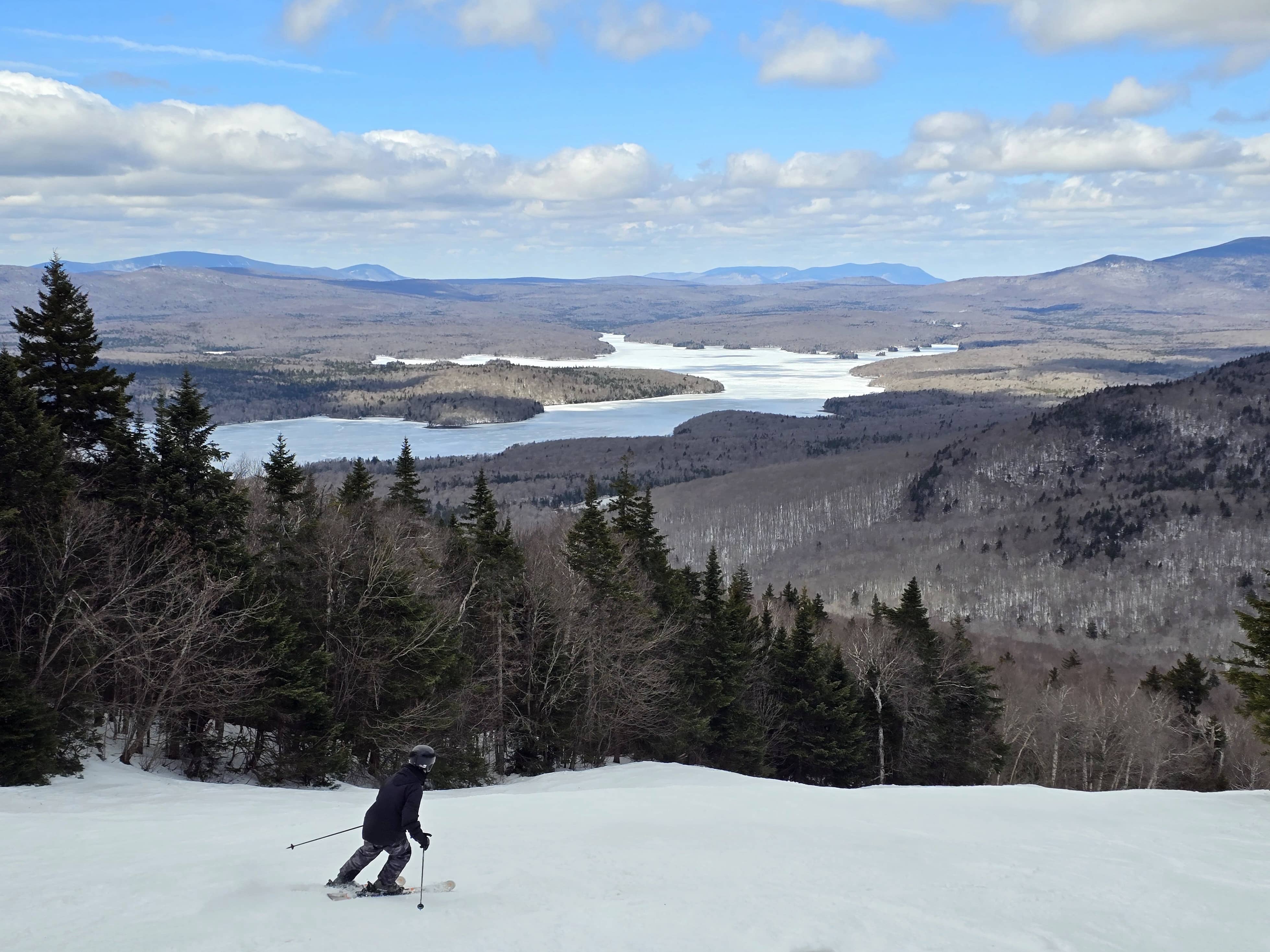 Skiing Views at Mount Snow